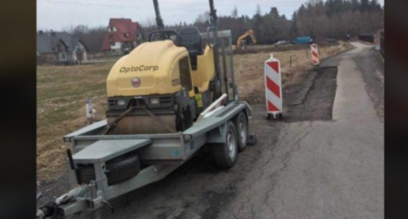 Skradziony walec odnalazł się