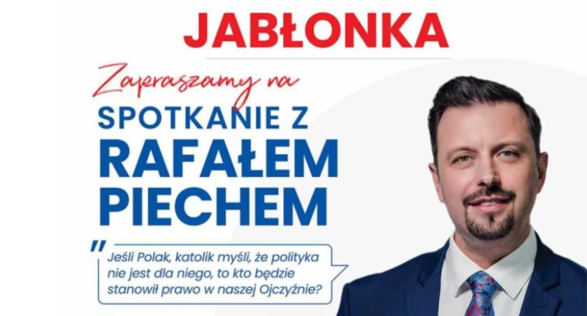 Spotkanie z przewodniczącym partii Polska Jest Jedna Rafałem Piechem