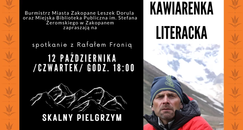 Kawiarenka literacka na spotkaniu z Rafałem Fronią 