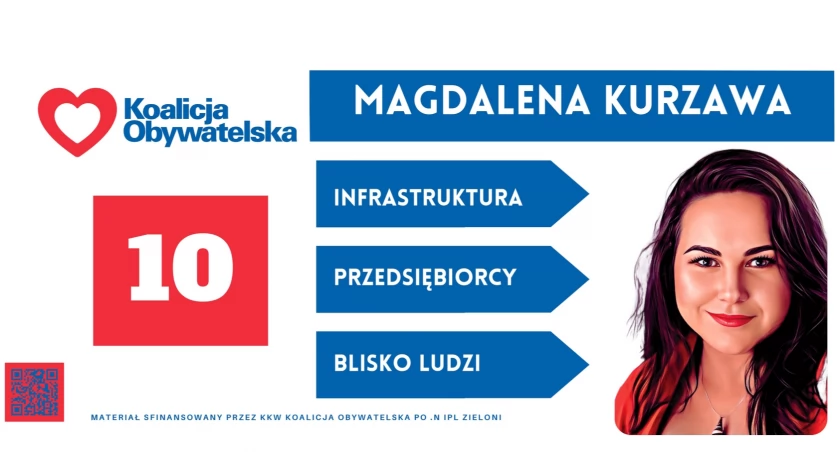 Magdalena Kurzawa, kandydatka do Sejmu RP 