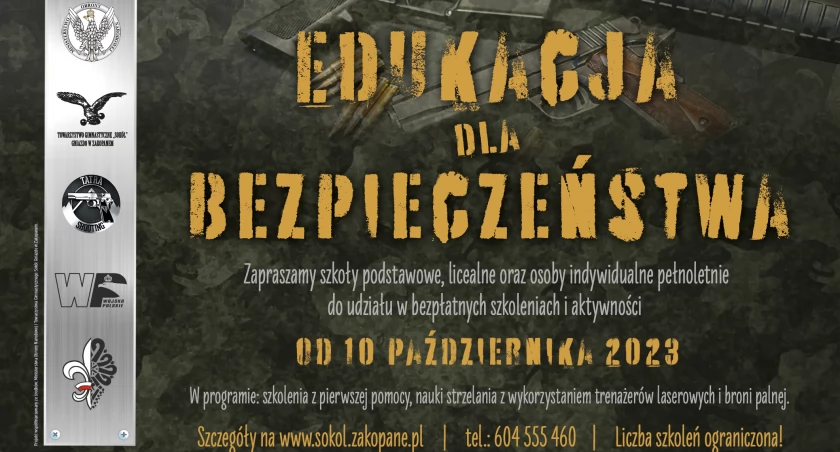 Edukacja dla bezpieczeństwa w Towarzystwie Gimnastycznym „Sokół” w Zakopanem 
