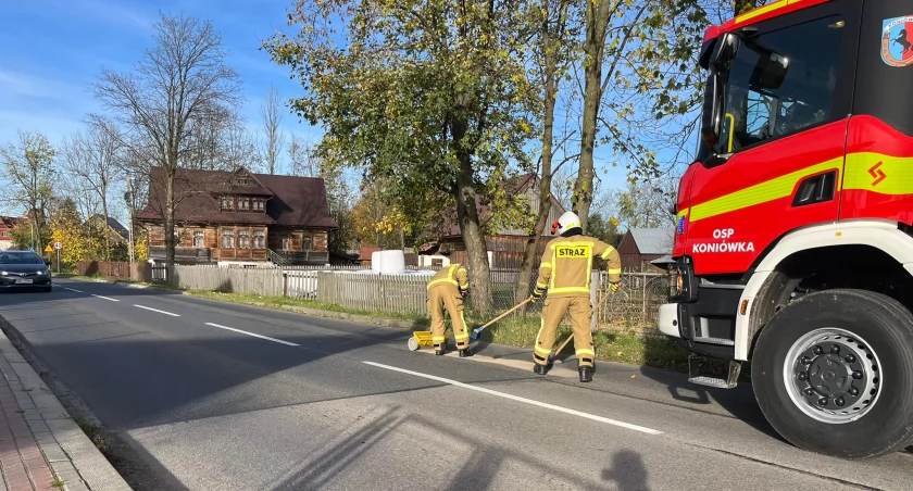 Zneutralizowali wycieki - dla bezpieczeństwa kierowców