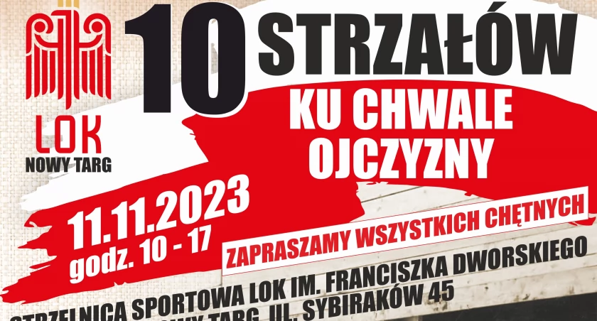 10 strzałów ku chwale Ojczyzny - charytatywna impreza dla Kamilki Woźniak 