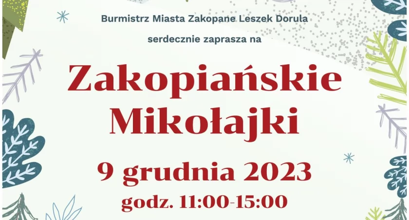 Mikołajki 2023 w Zakopanem