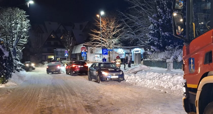 Zderzenie w centrum Zakopanego
