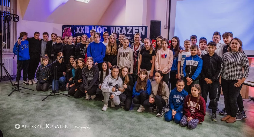 XXII Noc Wrażeń w Zespole Szkolno-Przedszkolnym w Zębie