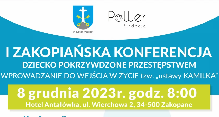 Zaproszenie na pierwszą zakopiańską konferencję 