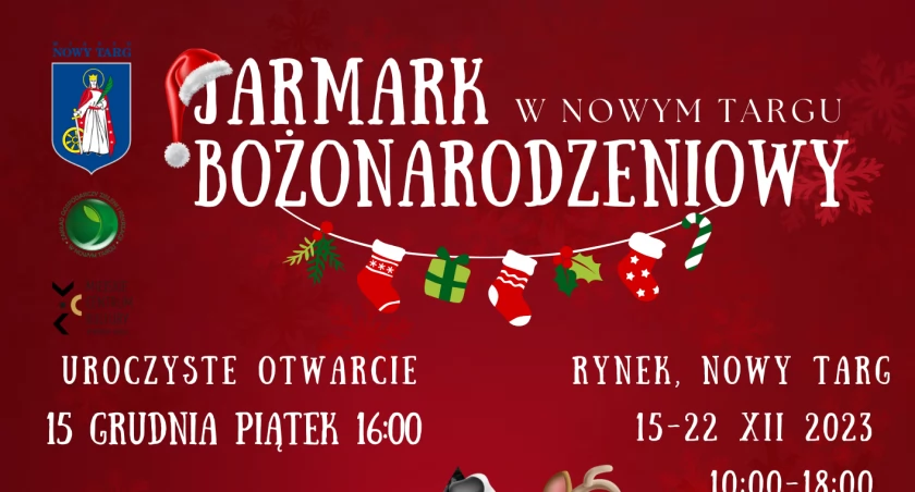 Jarmark Bożonarodzeniowy w Nowym Targu – miejsce, gdzie magia świąt łączy się z tradycją