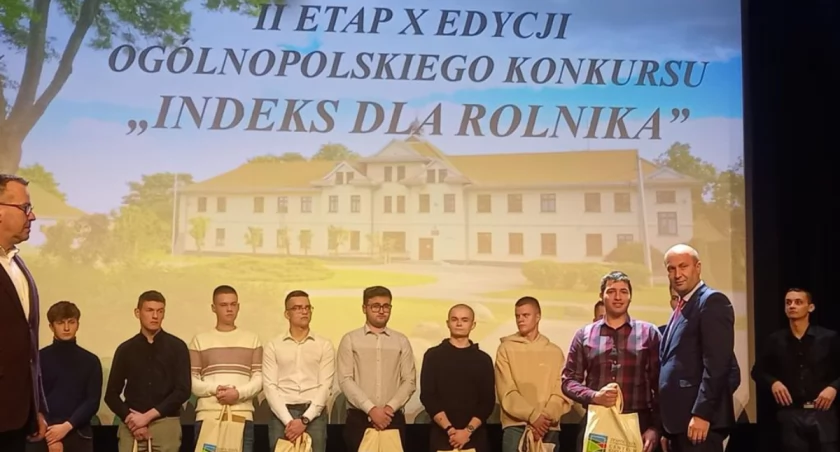Uczeń ZSCKR Nowy Targ w finale X Ogólnopolskiego Konkursu „INDEKS DLA ROLNIKA” 