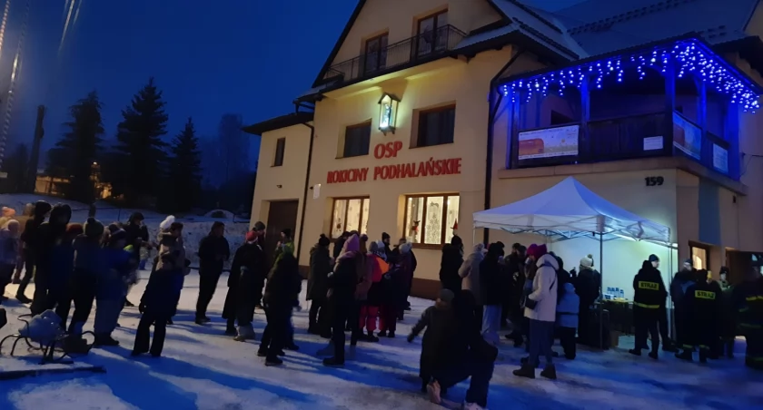 Choinka w Rokicinach Podhalańskich