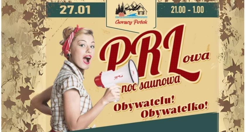 Gorąca noc w stylu PRL w Termach Gorący Potok