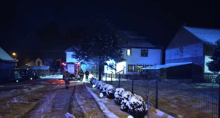 Pożar na poddaszu 