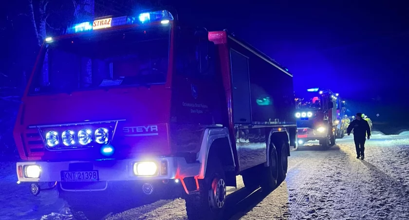 Pożar w Starem Bystrem