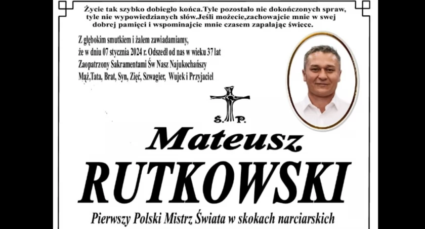 Ostatnie pożegnanie Mateusza Rutkowskiego w czwartek 11 stycznia w Skrzypnem