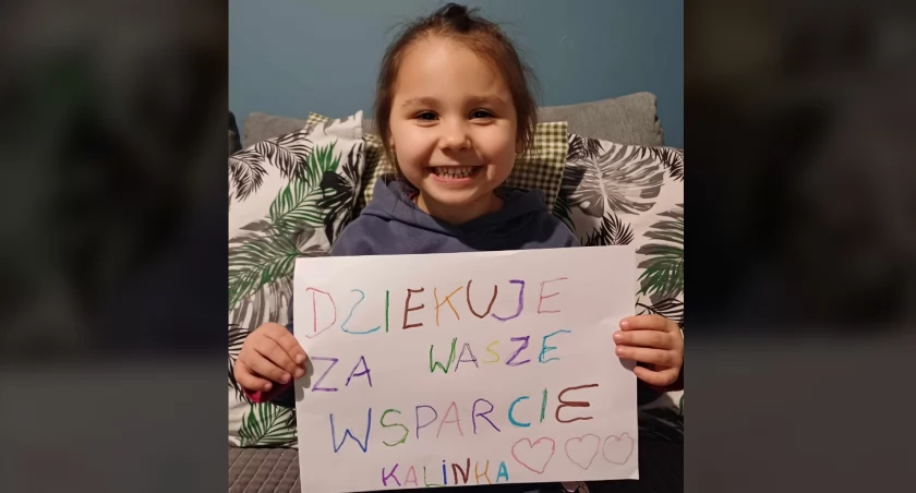 Zbiórka dla Kalinki Woźniak zakończona sukcesem - za pół roku czeka ją operacja