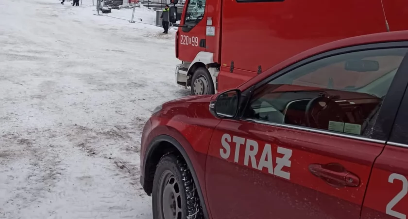 Strażacy zabezpieczają Puchar Świata w Skokach Narciarskich Zakopane 2024
