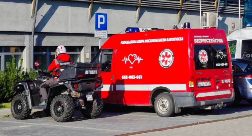 Akcja poszukiwawcza w Dzianiszu - zaginął młody mężczyzna