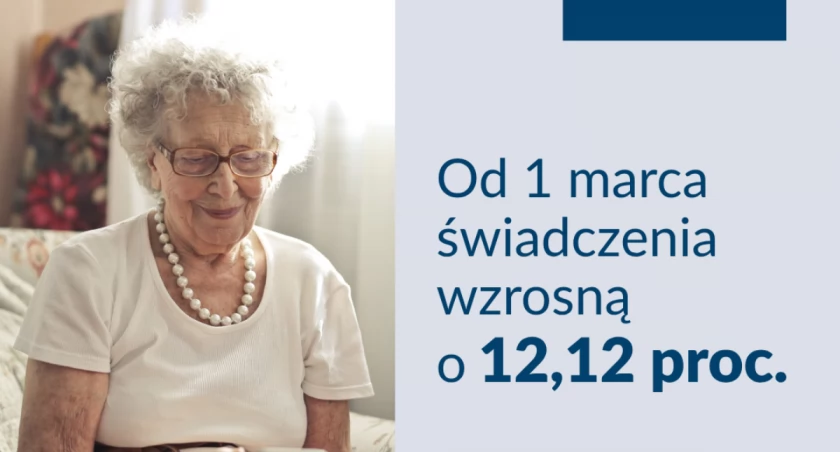 Od marca emerytury i renty w górę