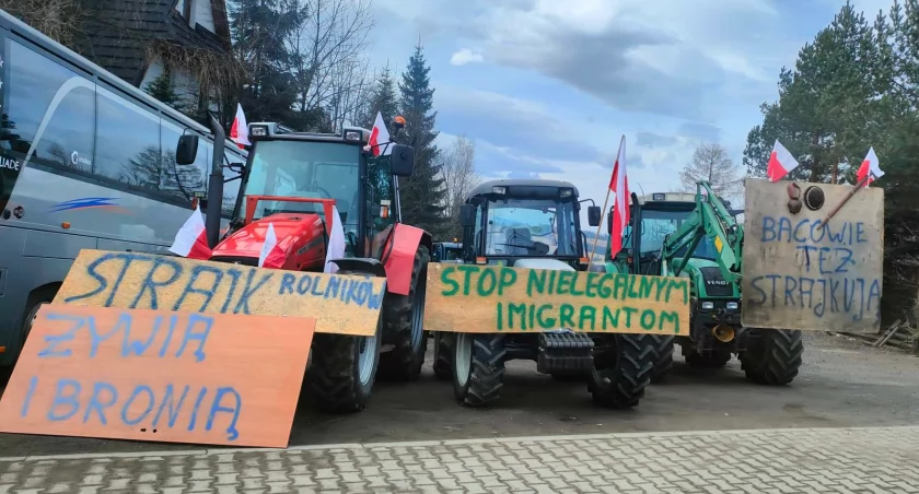 Solidarni z protestującymi rolnikami