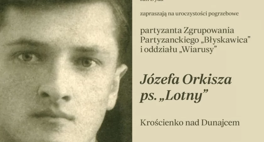 Uroczystości pogrzebowe Józefa Orkisza „Lotnego”, żołnierza powojennej konspiracji niepodległościowej