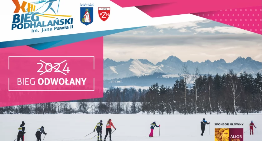 Odwołanie XIII Biegu Podhalańskiego 2024