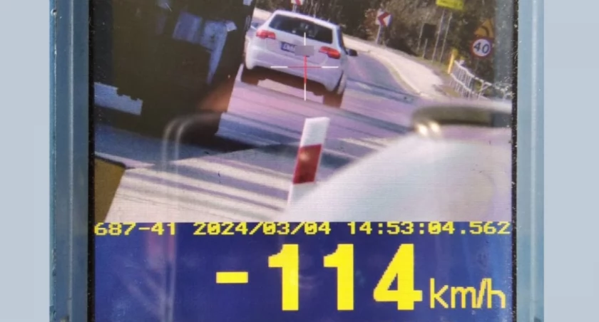 18-latek cieszył się prawem jazdy miesiąc - jechał 114 km/h