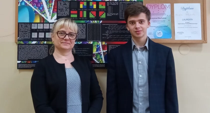 Kacper Błachut z trzecią lokatą w Polsce VII edycji Jagiellońskiego Turnieju Matematycznego