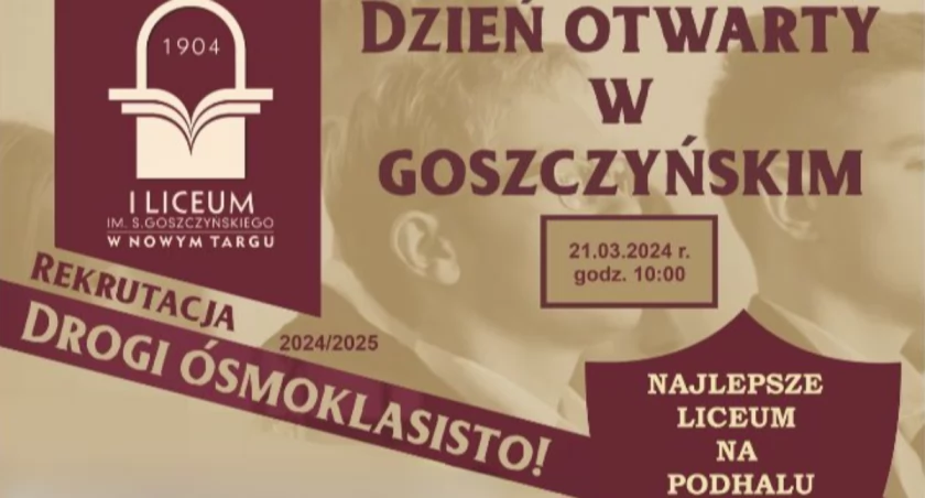 Dzień Otwarty dla Ósmoklasistów w Goszczyńskim