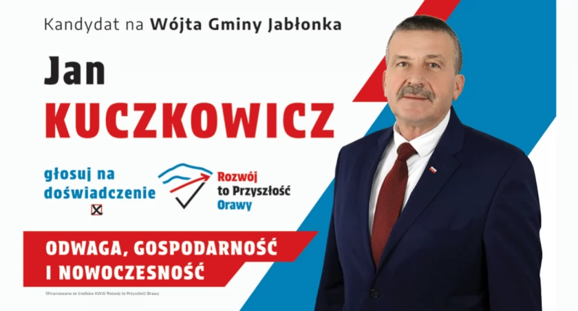 Kandydat na Wójta Gminy Jabłonka Jan Kuczkowicz - głosujcie na doświadczenie 