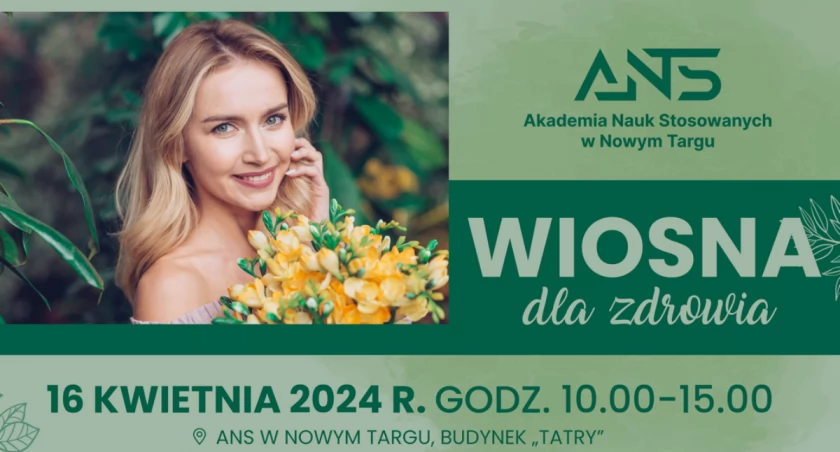Wiosna dla zdrowia - ANS w Nowym Targu - bezpłatne badania dla uczestników