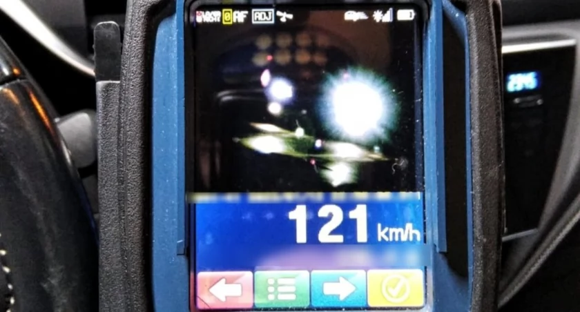 20-latek przekroczył prędkość o 71 km/h