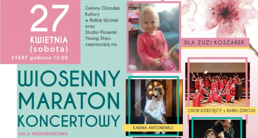 Wiosenny Maraton Koncertowy dla Zuzi Koszarek 