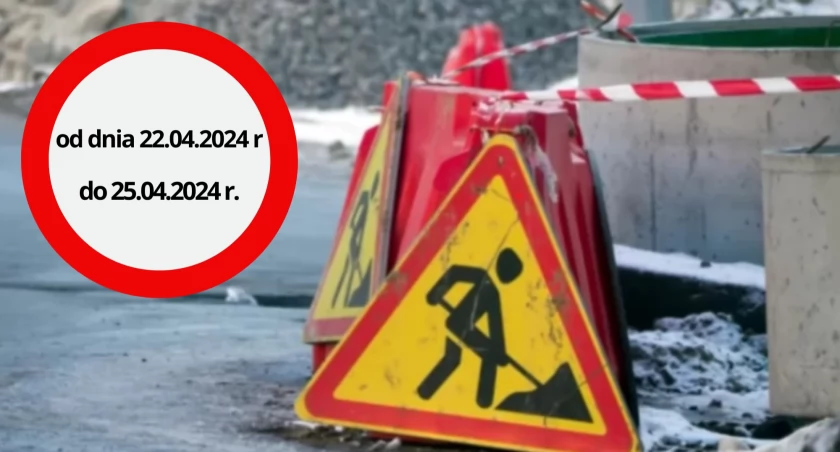 Od 22 do 25 kwietnia 2024 r. zamknięty dla ruchu odcinek drogi powiatowej w Knurowie
