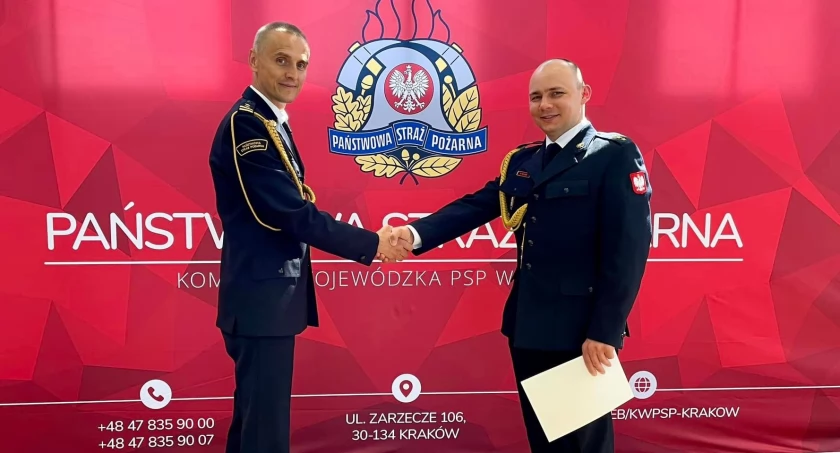 Kpt. Paweł Pęczek, zastępcą komendanta powiatowego Państwowej Straży Pożarnej w Nowym Targu