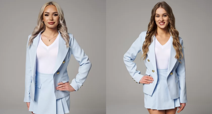 Alicja Malacina z Zakopanego i Aleksandra Pudzisz z Zaskala w finale Polska Miss Województwa Małopolskiego