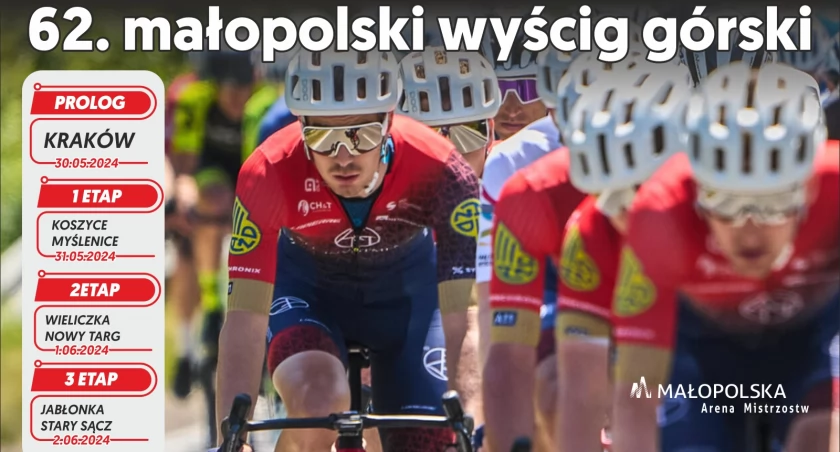 Piękno kolarstwa w pełnej krasie: 62. Małopolski Wyścig Górski