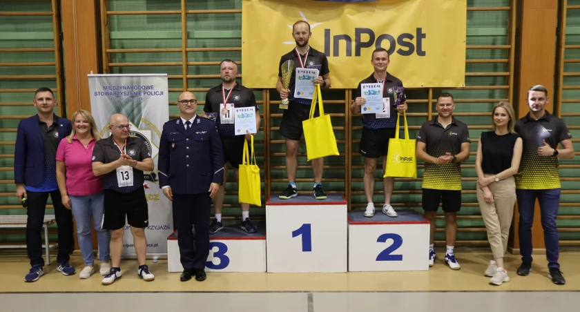Tatrzański policjant finalistą II Turnieju Tenisa Stołowego 