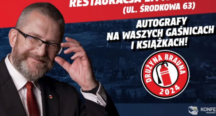 26 maja z Grzegorzem Braunem - odwiedzi Nowy Targ, Czarny Dunajec, Zakopane i Białkę Tatrzańską