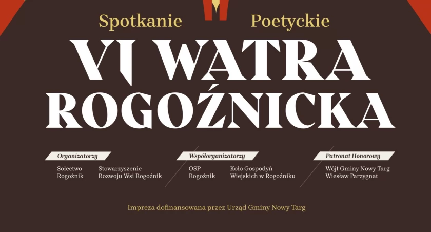 VI Rogoźnicka Watra - spotkanie poetów 