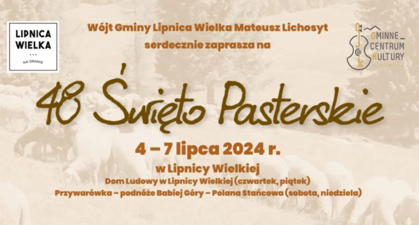 Zaproszenie na 48. Święto Pasterskie