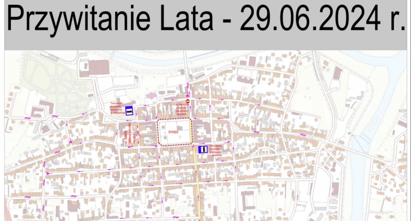 Przywitanie Lata w Nowym Targu- czasowa zmiana organizacji ruchu