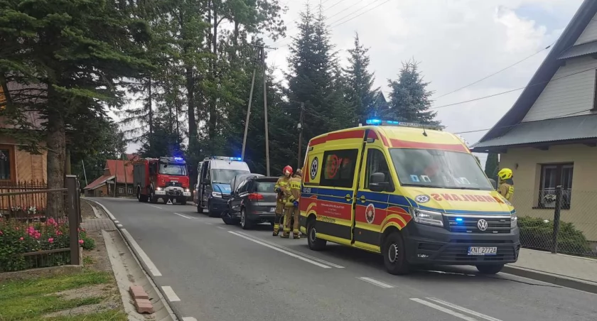 Bańska Niżna - zderzenie samochodów osobowych