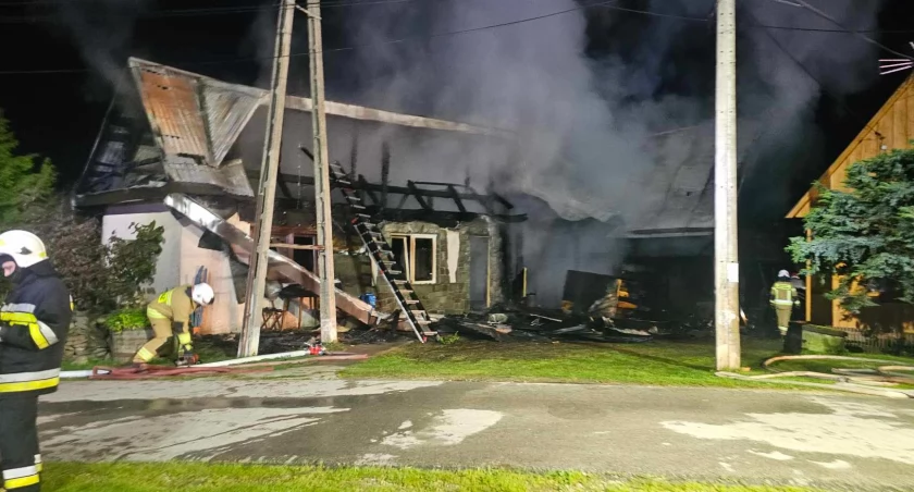 Niszczycielski ogień w Starem Bystrem
