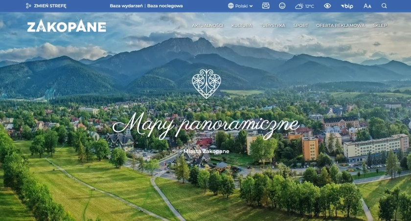  Mapa panoramiczna Zakopanego - nowoczesny przewodnik po mieście