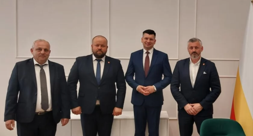 Spotkanie Przedstawicieli Starostwa Powiatu Nowotarskiego z Marszałkiem Województwa Małopolskiego