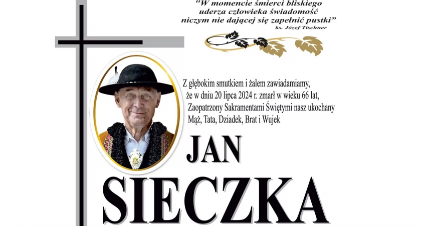 Zmarł Jan Sieczka, wieloletni działacz oddziału Związku Podhalan w Szaflarach