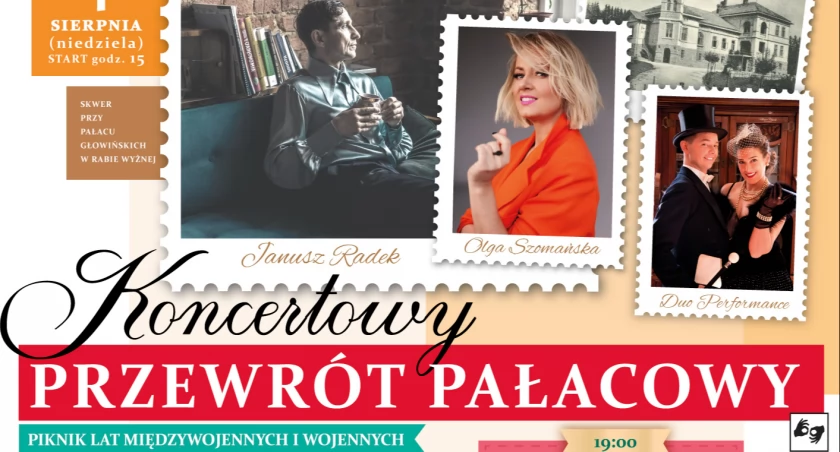 To będą piękne dni… Koncertowy Przewrót Pałacowy ponownie w Rabie Wyżnej!