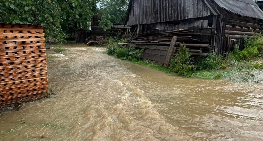 Intenstywne opady nad powiatem tatrzańskim 