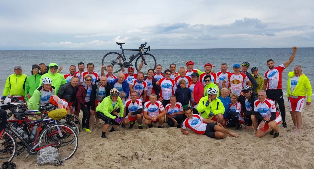 Pielgrzymi rowerowi dotarli do Helu – XVI Góralska Pielgrzymka Rowerowa Zakopane-Hel dojechała nad morze