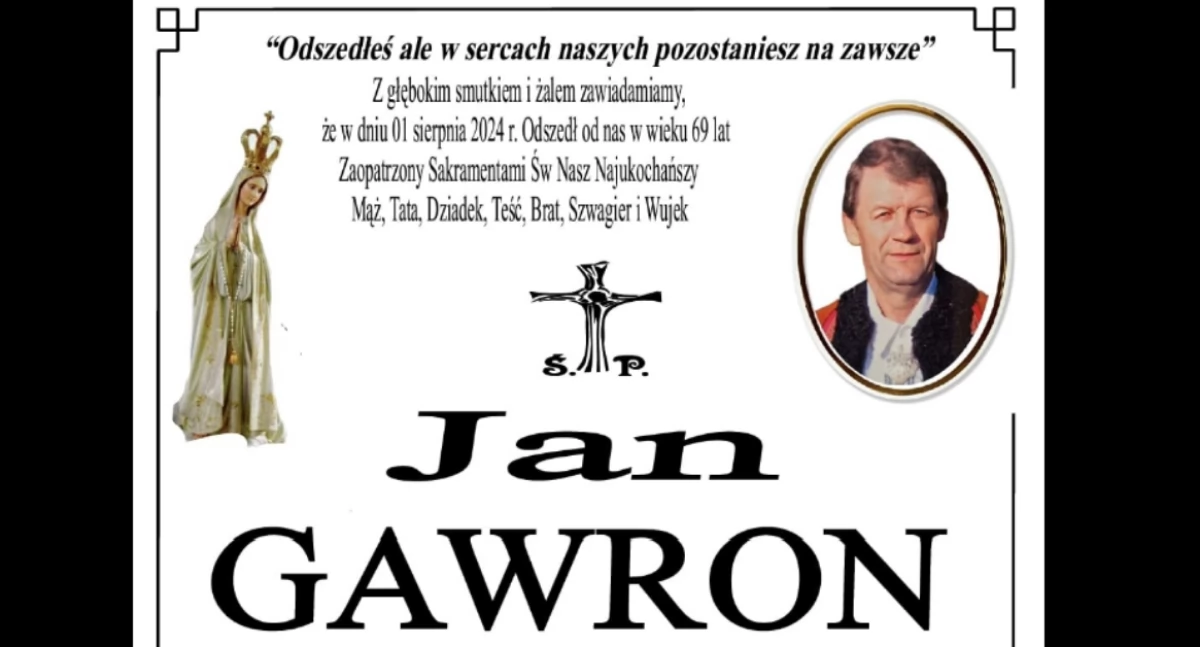 Zmarł Jan Gawron - wieloletni sołtys Pieniążkowic
